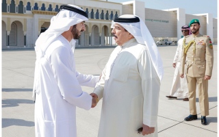 الصورة: حمدان بن محمد: تربطنا بالبحرين أخوّة ومصير واحد وتاريخ مشترك