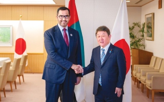 الصورة: الإمارات واليابان تبحثان مستجدات العلاقات الثنائية وسُبل تعزيز التعاون المشترك