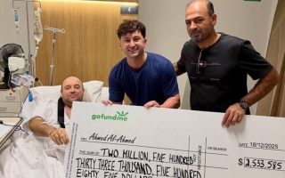 الصورة: أحمد الأحمد "بطل بونداي" يحصل على 2.5 مليون دولار أسترالي