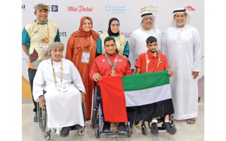 الصورة: منصور القصاب.. بطل إماراتي من الظهور الدولي الأول