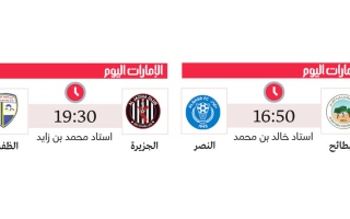 الصورة: لقاء غير مضمون بين البطائح والنصر.. والجزيرة يستدرج الظفرة