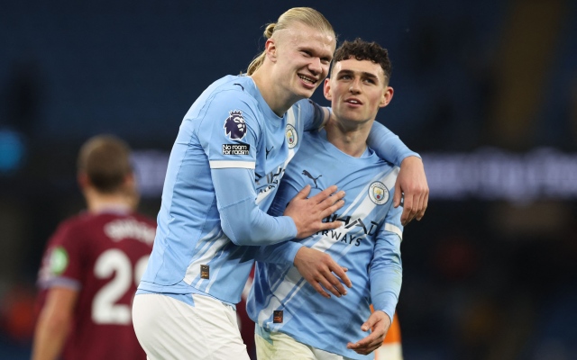 الصورة: فوز مانشستر سيتي على وست هام في الدوري الإنجليزي