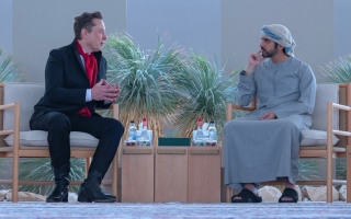 الصورة: حمدان بن محمد: استمتعت بنقاش متعدد الجوانب مع إيلون ماسك حول الفضاء والتكنولوجيا والإنسانية.. متحمس لرؤية ما يحمله المستقبل
