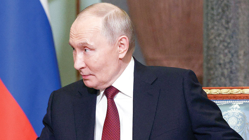 بوتين استعد مبكراً لتحمّل تكاليف حرب طويلة الأمد. رويترز