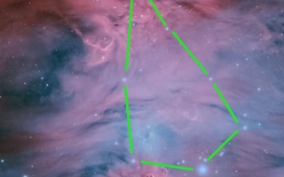 الصورة: "مرصد الختم الفلكي" في أبوظبي يوثق عنقود الشجرة وسديم المخروط