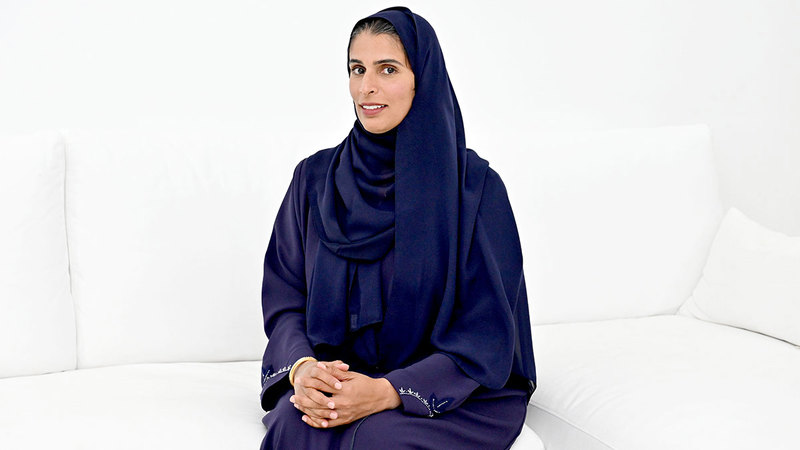 كابتن حمدة نجحت في تدريب عائلات كاملة على الغوص. تصوير: إريك أرازاس