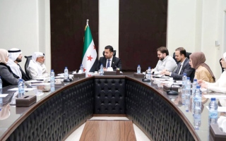 الصورة: وزير الصحة السوري يبحث مع وفد &laquo;دبي الخيرية&raquo; دعم القطاع الصحي في بلاده