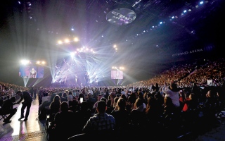 الصورة: الجسمي والساهر في &laquo;عاصمة القلب&raquo;.. ليلة طربية &laquo;بالبنط العريض&raquo;