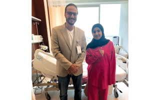 الصورة: جراحة ناجحة في دبي لتصحيح انحراف العمود الفقري لفتاة عمرها 14 عاماً