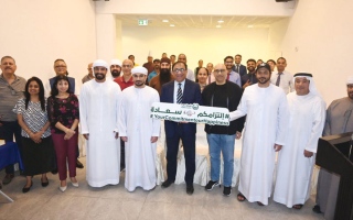 الصورة: شرطة دبي تُعزز وعي أبناء الجالية الهندية بالالتزامات الرياضية