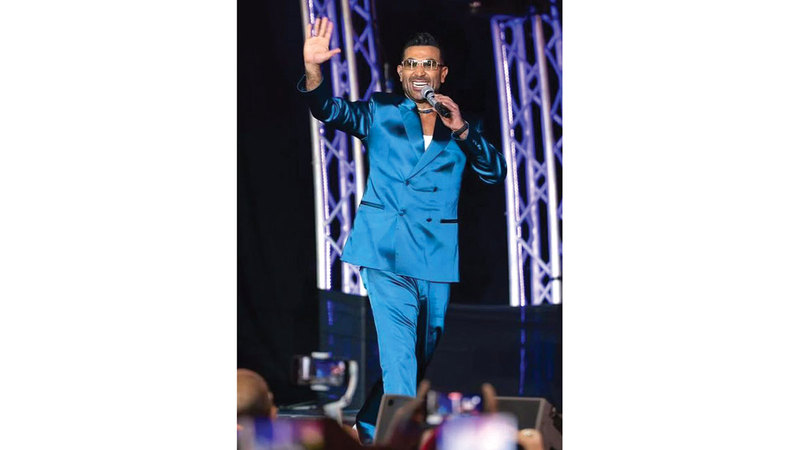 أحمد سعد: جمهور الإمارات راقٍ وذو ذائقة عالية. من المصدر