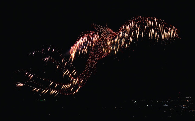 الصورة: احتفالات رأس الخيمة تدخل &laquo;غينيس&raquo; بطائر العنقاء &nbsp;&nbsp;