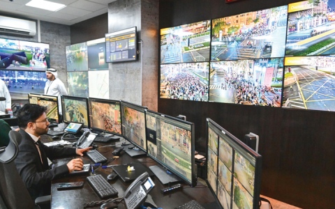 الصورة: 53.1 ألف كاميرا و38 &laquo;مسيّرة&raquo; للمرة الأولى في تأمين احتفالات رأس السنة بدبي