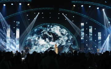 الصورة: وائل كفوري ونجوى كرم يستقبلان 2026 في دبي بـ &laquo;ليلة المواويل&raquo;