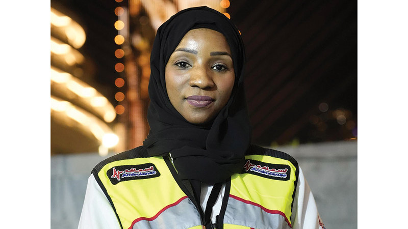 منال آل علي: 55 متطوعاً في فعاليات رأس السنة كانوا ينتشرون في نقاط متعددة لتقديم الإسعافات الأولية ودعم المسعفين.