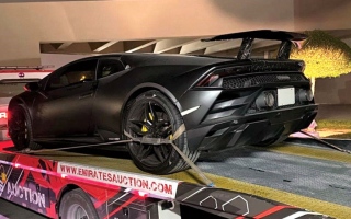 الصورة: شرطة دبي تضبط سائقاً يُصدر ألسنة لهب من عادم المركبة