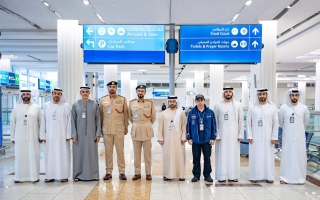 الصورة: ذروة تاريخية لحركة السفر في مطار دبي الدولي مطلع يناير