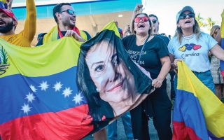 الصورة: بعد اعتقال مادورو.. ترامب يبحث عن بديل لزعيمة المعارضة الفنزويلية