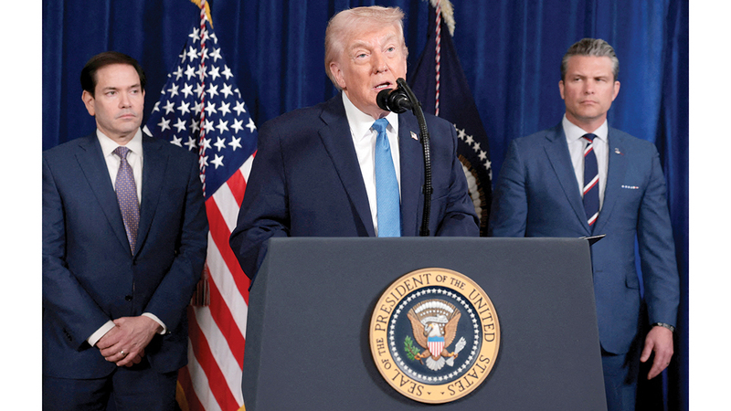 ترامب أكد أنه &laquo;حسم أمره&raquo; بشأن المسار الذي ستتخذه بلاده في فنزويلا. رويترز