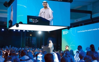 الصورة: محمد القرقاوي: صناعة المحتوى أساسية في تشكيل وعي الإنسان وتحديد مستقبله