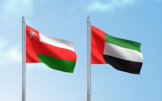 الصورة: حكام الإمارات يهنئون سلطان عمان بذكرى توليه مقاليد الحكم