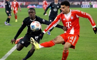 الصورة: بايرن ميونخ يُدمر فولفسبورغ بثمانية أهداف