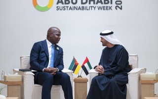 الصورة: رئيس الدولة يلتقي رئيس موزمبيق ويشهدان إعلان عدد من مذكرات التفاهم والاتفاقيات