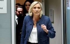 الصورة: بدء محاكمة مارين لوبن أمام الاستئناف في فرنسا