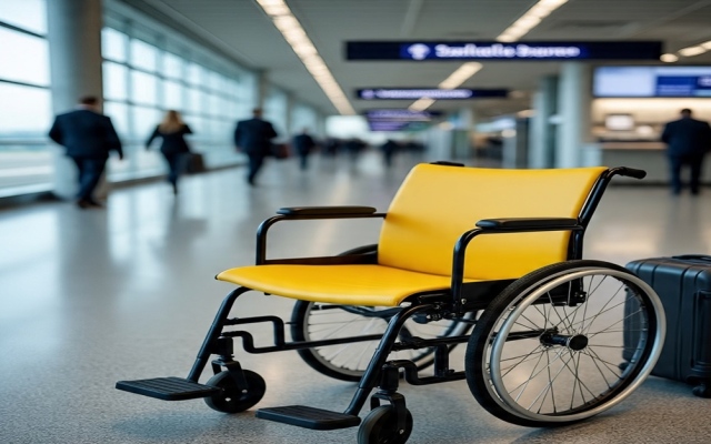 الصورة: مفاجأة صادمة قبل الصعود إلى الطائرة.. يصحب زوجته المتوفاة وكأنها راكبة عادية