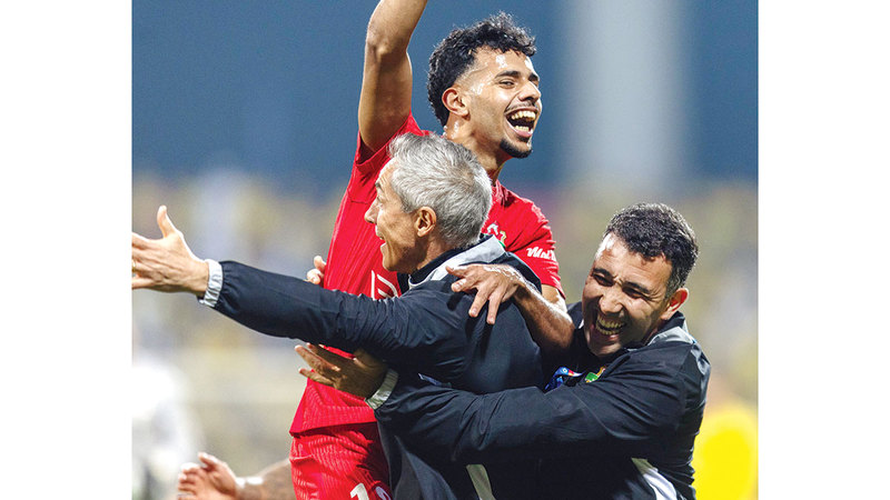 المنصوري: هدفي الأول مع شباب الأهلي واحتفال سوزا لحظة لا تُنسى