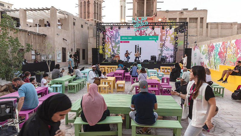 &laquo;المهرجان&raquo; يعكس الالتزام بتعزيز مكانة دبي مركزاً عالمياً للثقافة والإبداع. أرشيفية