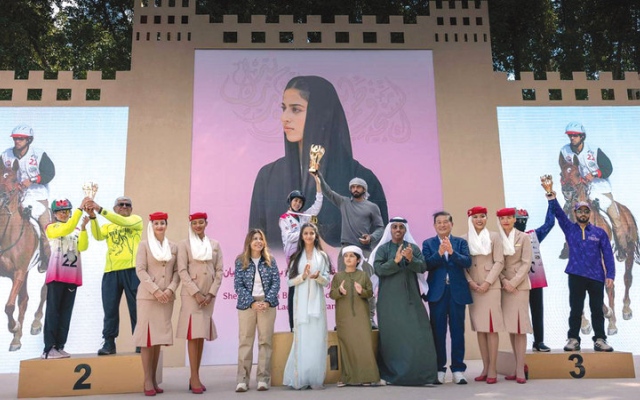 الصورة: ماسة عدنان بطلة كأس فاطمة بنت منصور بن زايد للقدرة