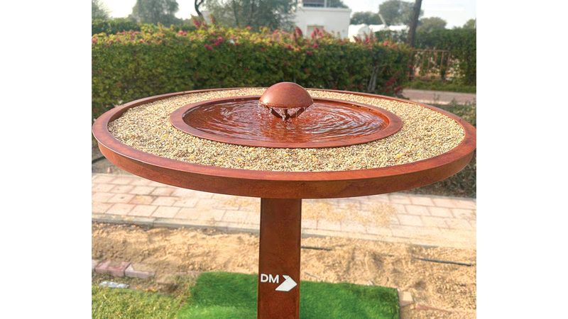 النوافير  ستوفّر المياه على مدار العام في الصيف والشتاء. من المصدر