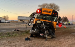 الصورة: مصرع 13 طفلاً في حادث سير لحافلة مدرسية