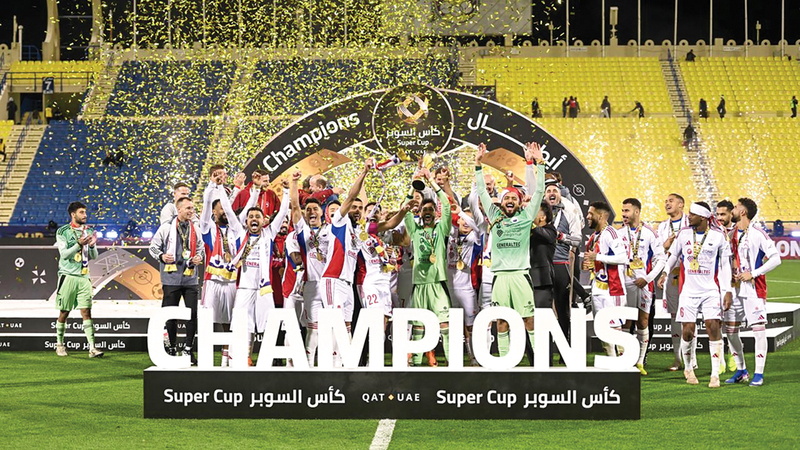 الشارقة بطلاً للسوبر الإماراتي - القطري