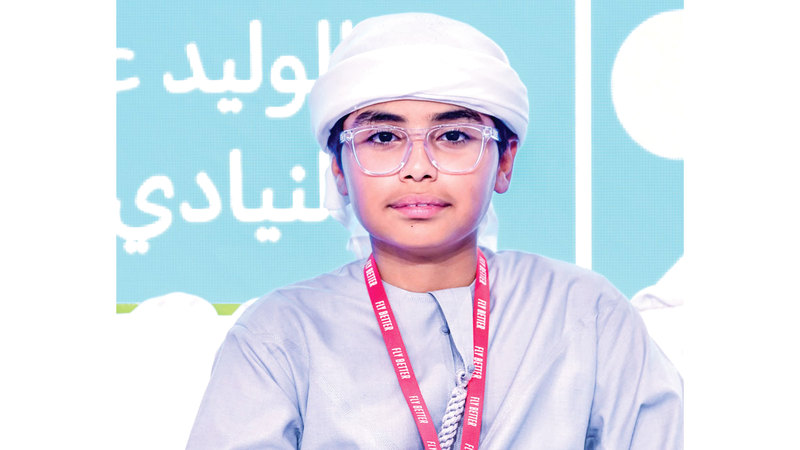 سيف النيادي: قصتي &laquo;رحلة عبر الزمن&raquo; استعرضت من خلالها ماضي الإمارات وتراثها عبر شخصية طفل يعود بالزمن ليعلم الأطفال جذورهم.