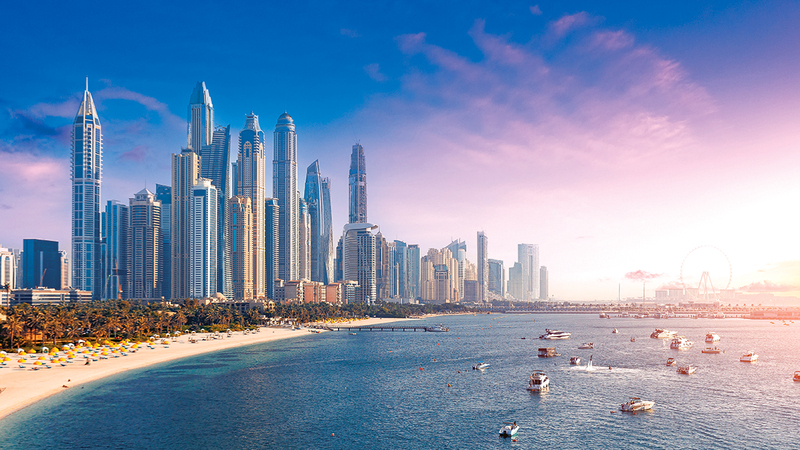 دبي من أكثر أسواق العقارات ديناميكية في العالم. أرشيفية