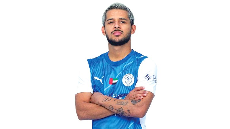 لاعب النصر مهدي قائدي. من المصدر