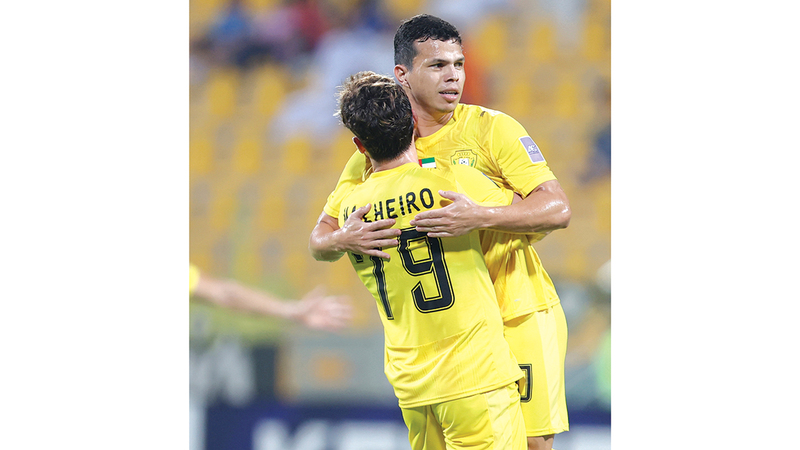 لاعب الوصل فابيو ليما. من المصدر