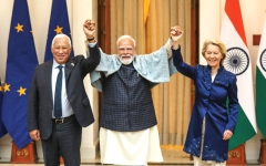 الصورة: الهند والاتحاد الأوروبي ينشئان &laquo;منطقة تجارة حرة تضم ملياري شخص&raquo;
