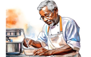 الصورة: &laquo;إسحاق&raquo; يحتاج إلى 42 ألف درهم للعلاج من سرطان البروستاتا