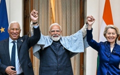 الصورة: &laquo;أمّ جميع الصفقات&raquo; بين الاتحاد الأوروبي والهند تكشف ملامح عالم &laquo;ما بعد الولايات المتحدة&raquo;