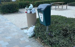 الصورة: نفايات الحديقة