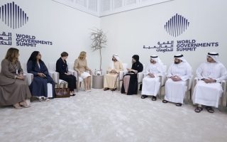 الصورة: محمد بن راشد يؤكد أهمية التعاون الدولي لمواجهة تحديات المستقبل