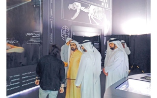 الصورة: محمد بن راشد يتفقد &laquo;مختبر الحياة والتنوّع البيولوجي&raquo;