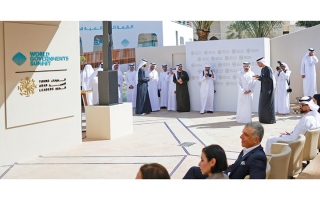 الصورة: حمدان بن محمد يشهد جانباً من أعمال &laquo;منتدى القيادات العربية الشابة&raquo;