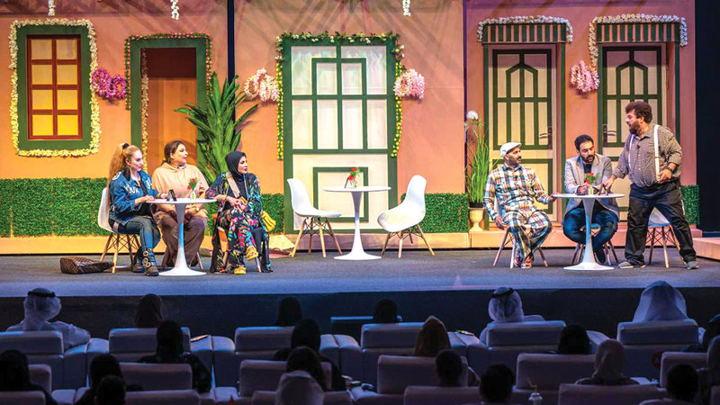 &laquo;شقة لندن&raquo; من الأعمال الكويتية التي استضافتها مسارح الإمارات. أرشيفية
