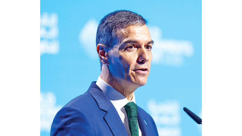 بيدرو سانشيز: منصات التواصل الاجتماعي قضية تقع في صميم قيم الحوكمة الرشيدة، والتقدم المتوازن الذي يميز القمة العالمية للحكومات.