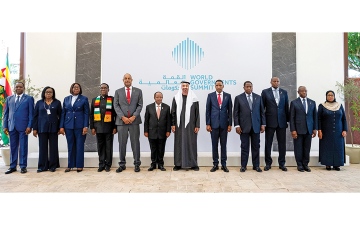 الصورة: رئيس الدولة يلتقي قادة دول ورؤساء حكومات ووفوداً مشاركين في &laquo;القمة العالمية للحكومات 2026&raquo;