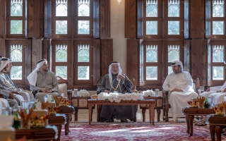 الصورة: حاكم الشارقة يفتتح مجلس الذيد الأدبي